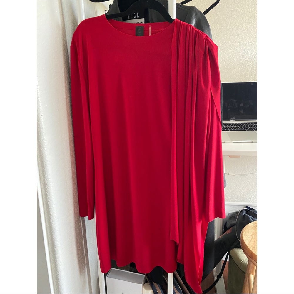Red Mini Dress - Picture 4 of 5